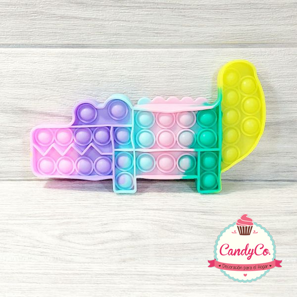 Pop It Cocodrilo Pastel Importado en CandyCo Tienda Online