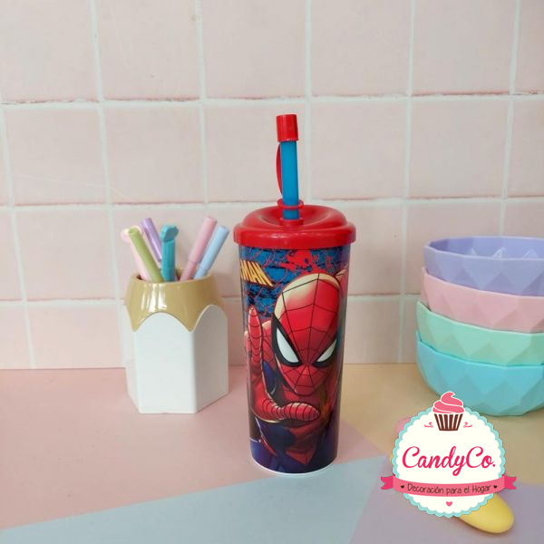 Vaso Infantil Estampado con Sorbete en CandyCo Tienda Online